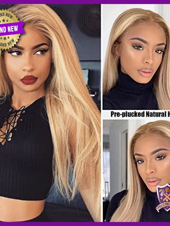 30 Inch Human Hair Lace Front Wig, 13x4 Straight Virgin Hair Pre Plucked main image 7